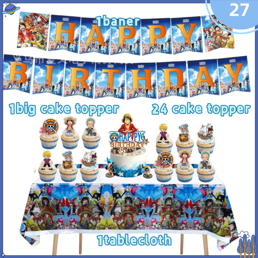 One Piece Birthday Party Decor - огляд і ціна Baby Products Pictures